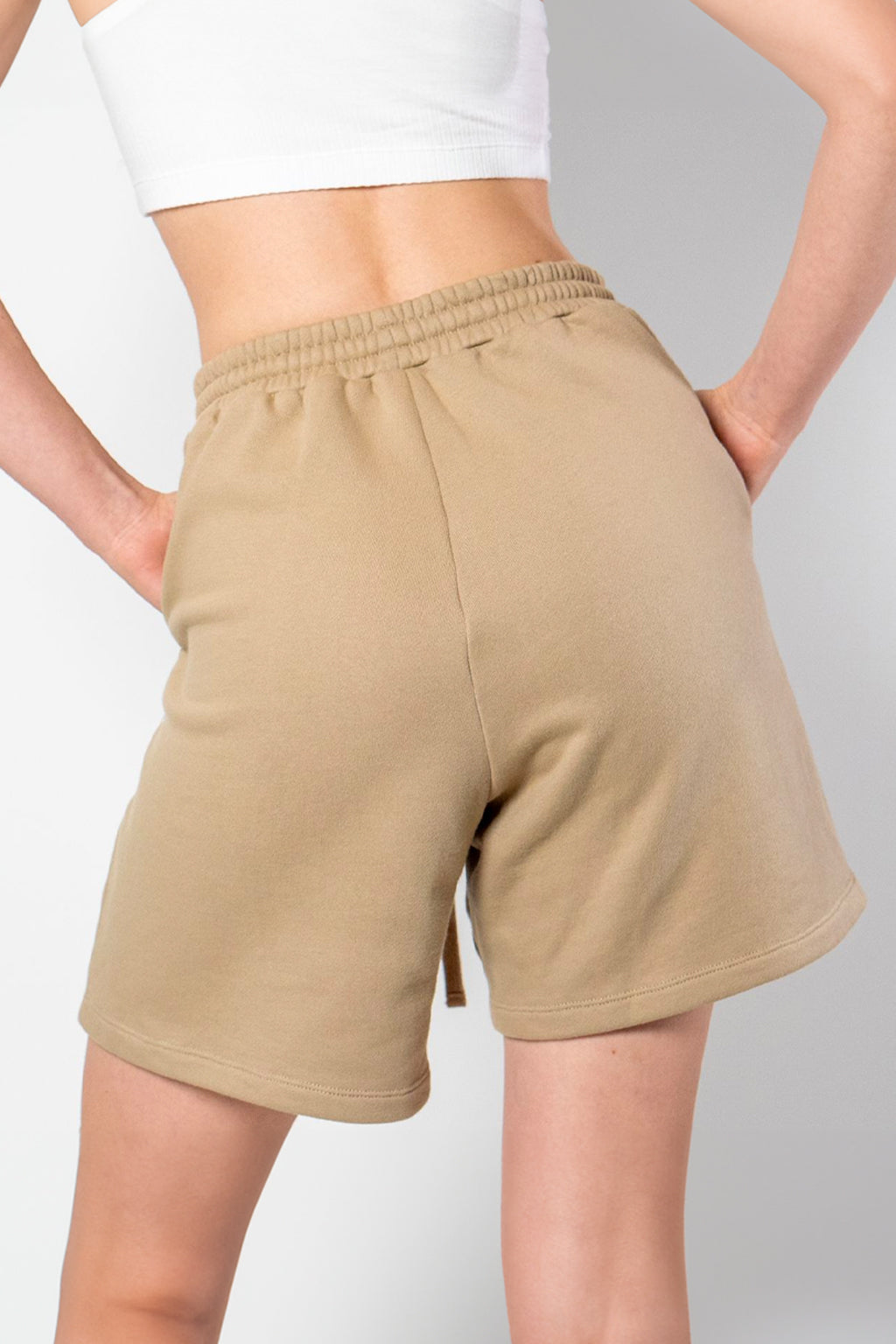 BOYFRIEND SHORTS in STONE